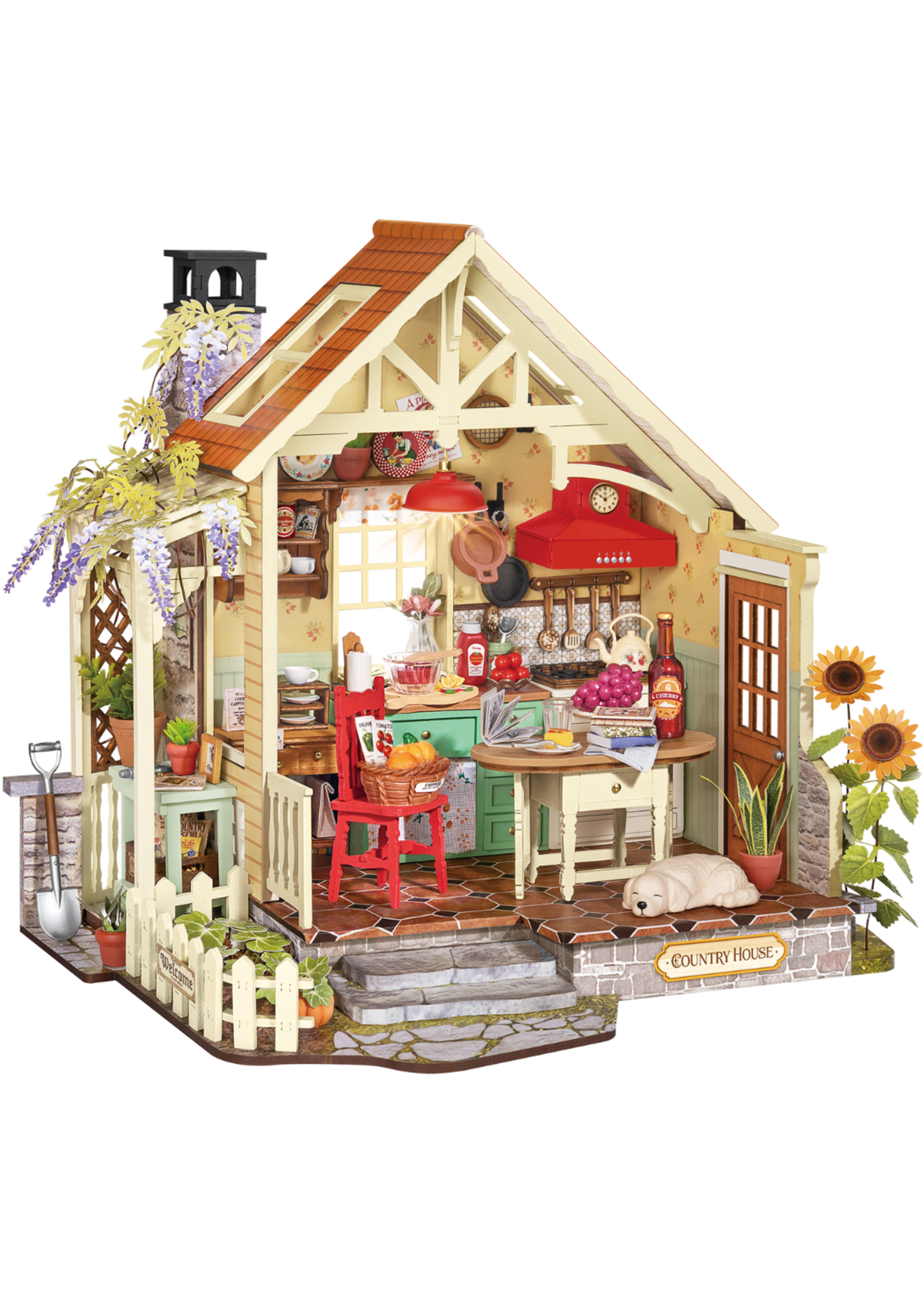 Rolife Robotime Sunlit Farmhouse Kitchen