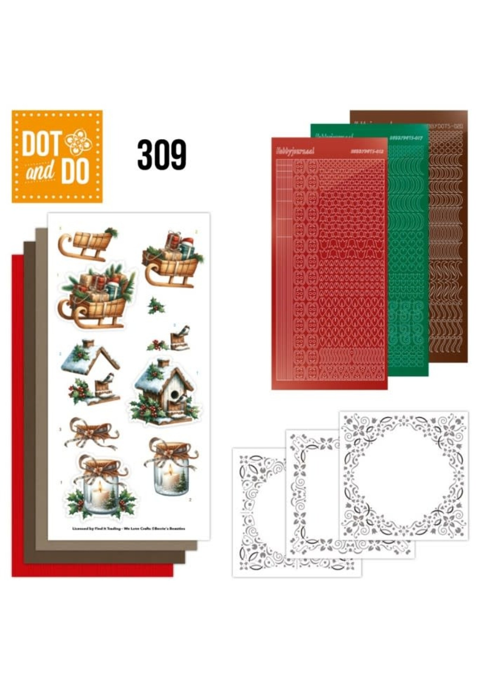 Hobbydots Dot and Do 309 - Good Old Christmas