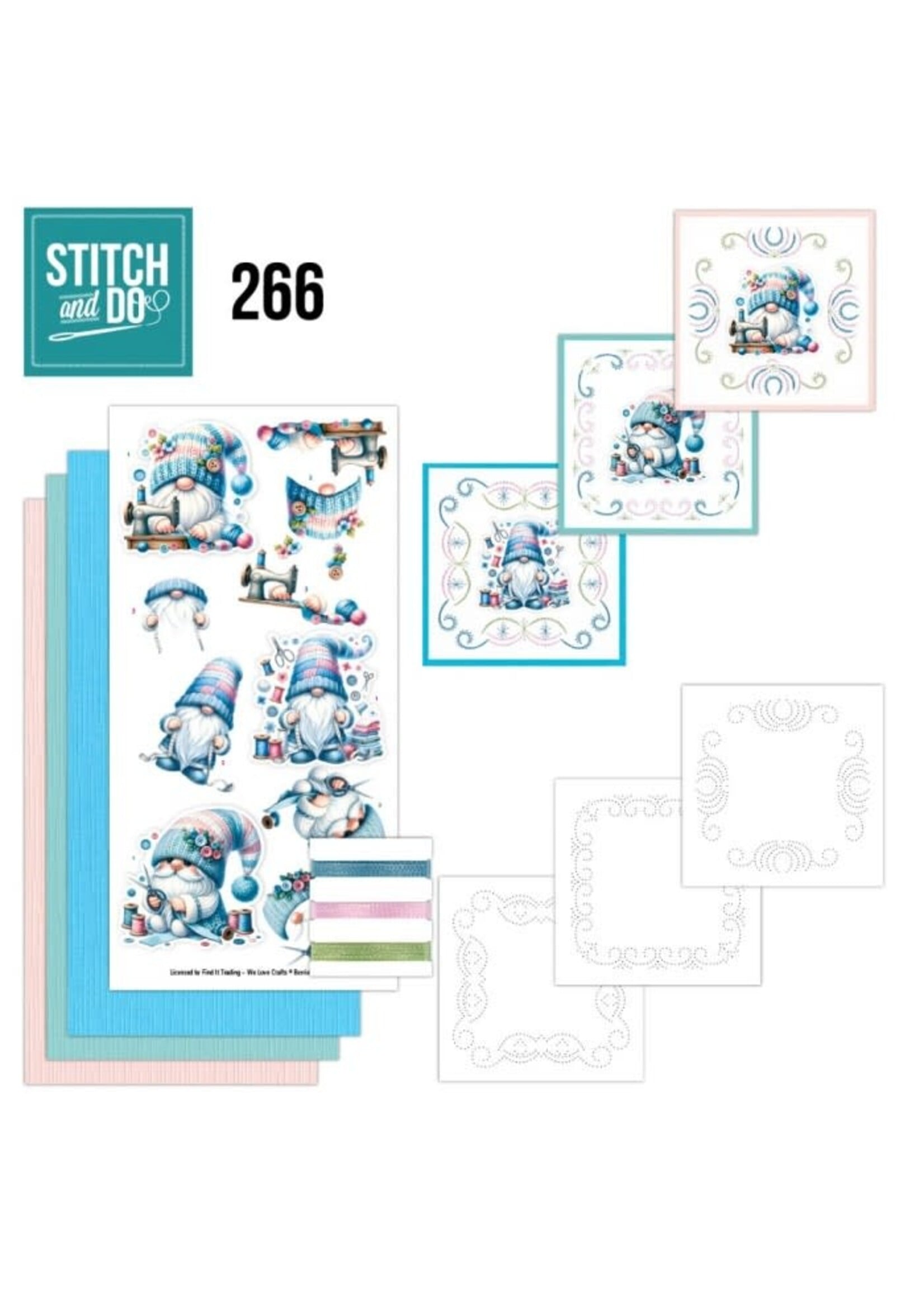 Stitch and Do Stitch and Do 266 - Happy Gnomes