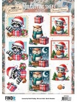 Find it Trading 3D Cutting Sheet - Berrie's Beauties - Christmas Stamps - Woodland Friends