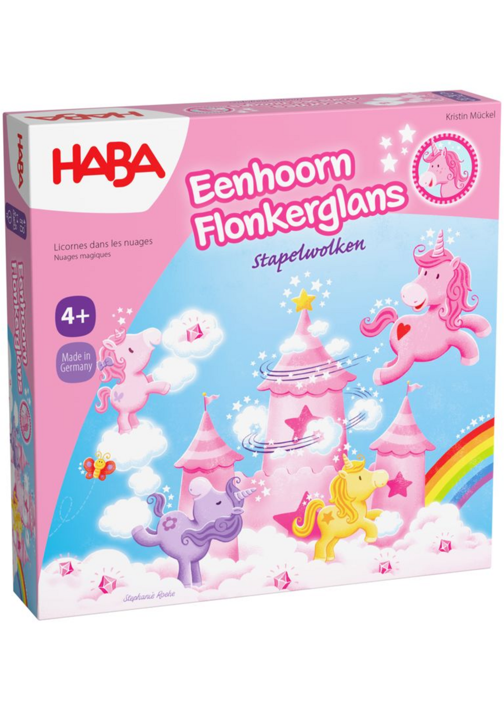 Haba Haba Eenhoorn Flonkerglans - Stapelwolken