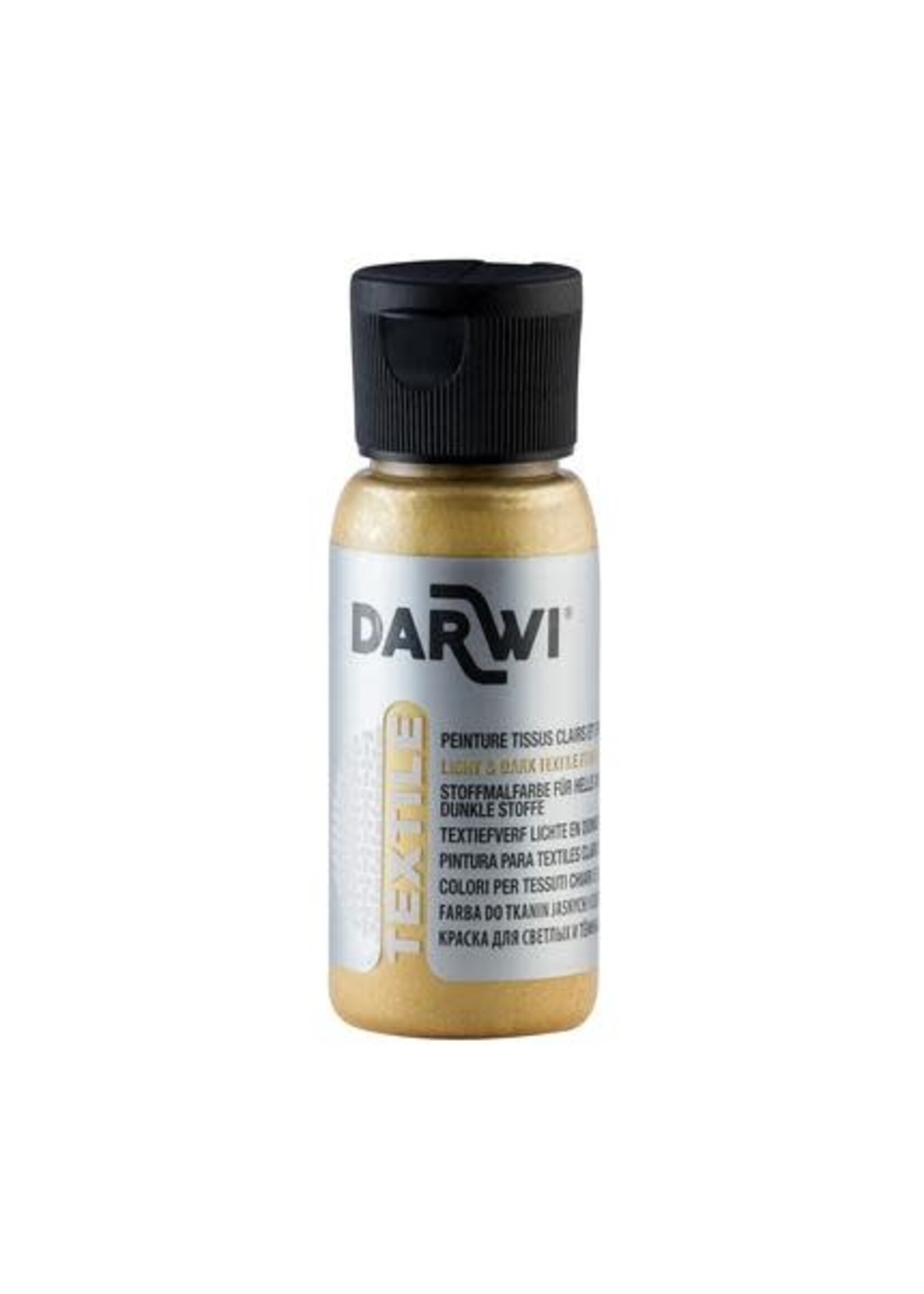 Darwi Darwi 50 ml fles Textielverf, goud