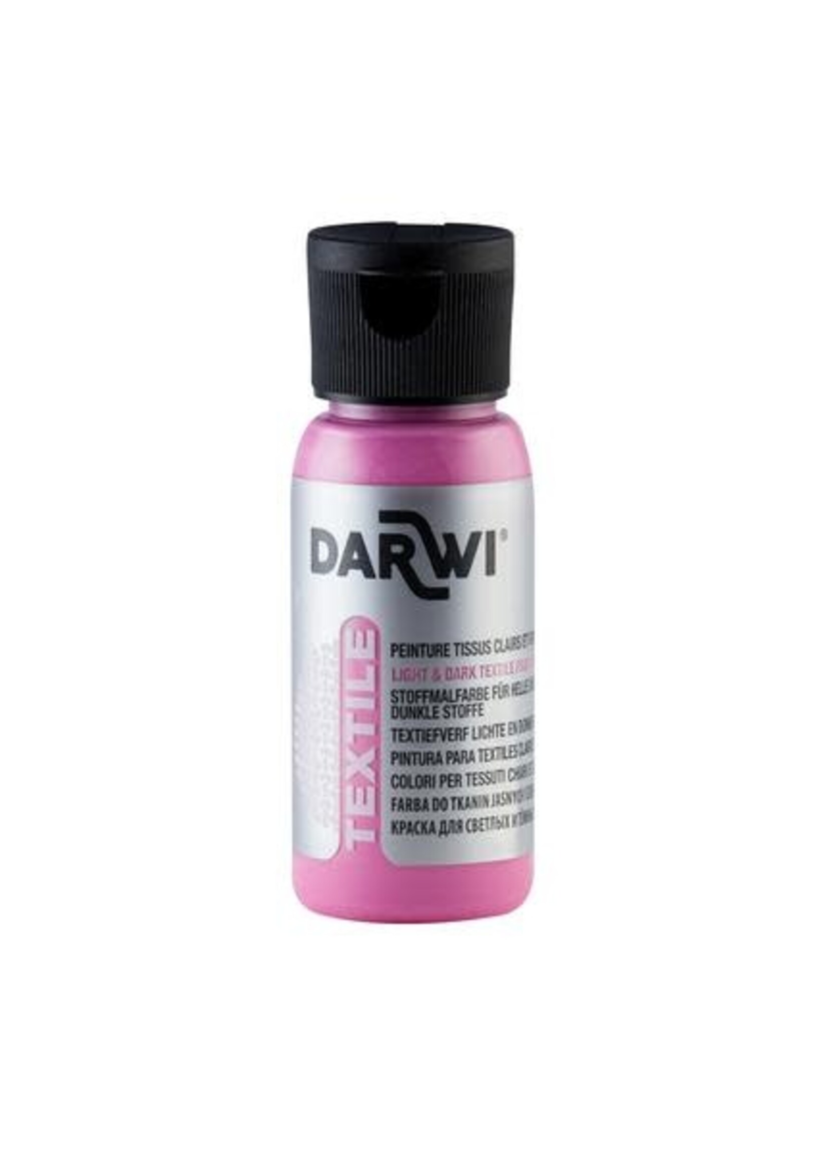 Darwi Darwi 50 ml fles Textielverf, roze