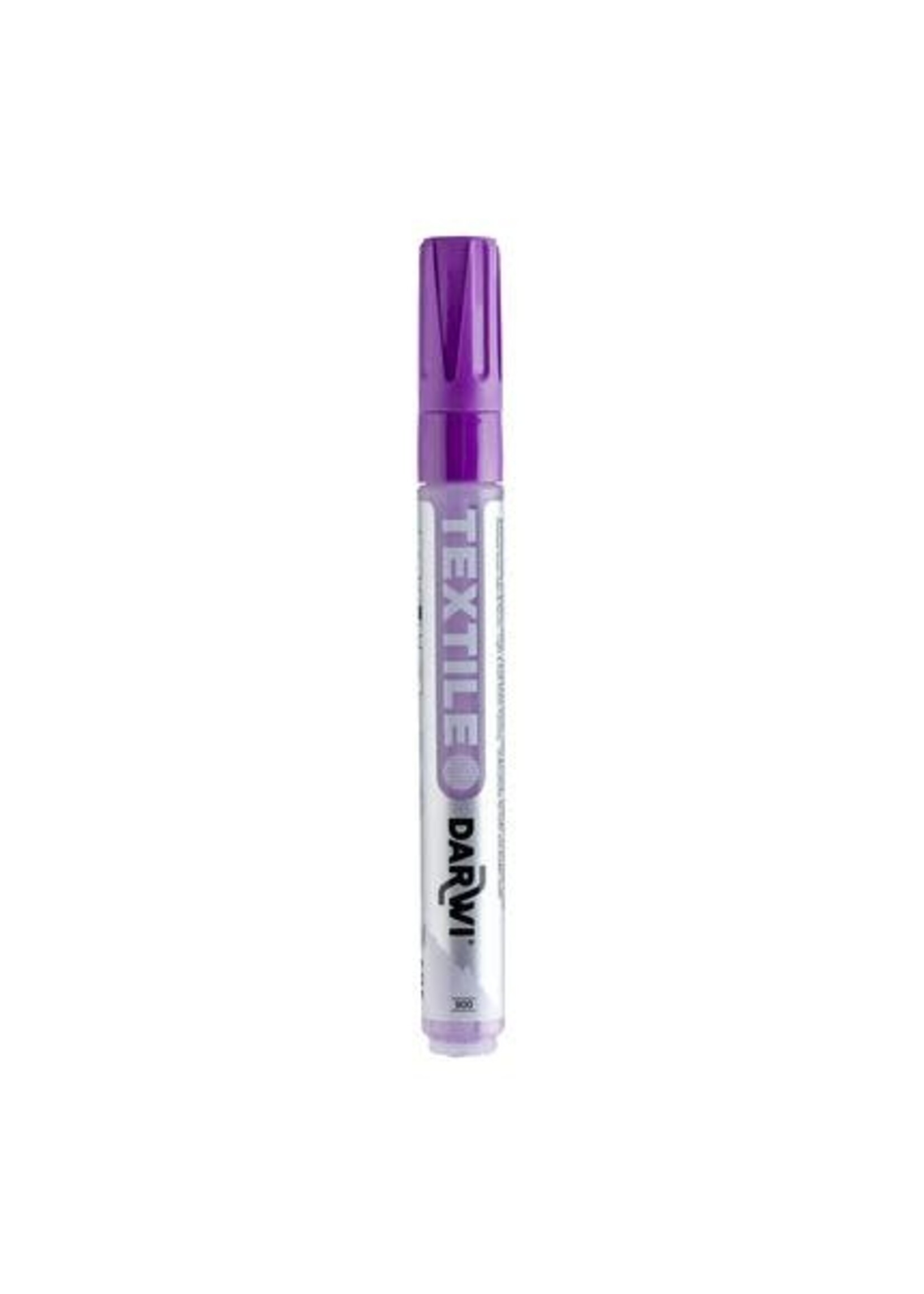 Darwi Darwi Textielverf marker opaak, punt van van 2 mm, inhoud 6 ml, violet