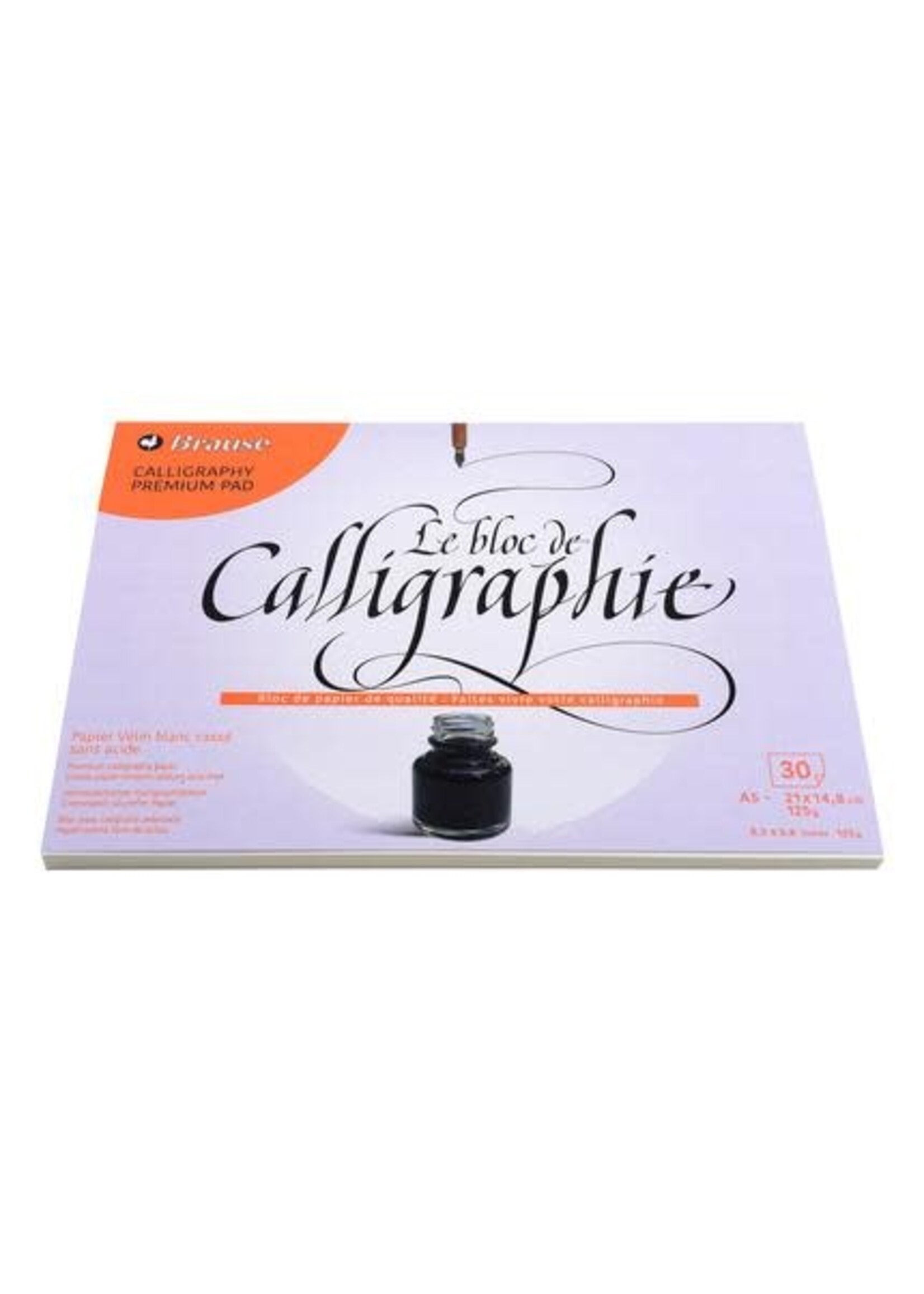 Brause Brause Blok voor Kalligrafie A5 - crème
