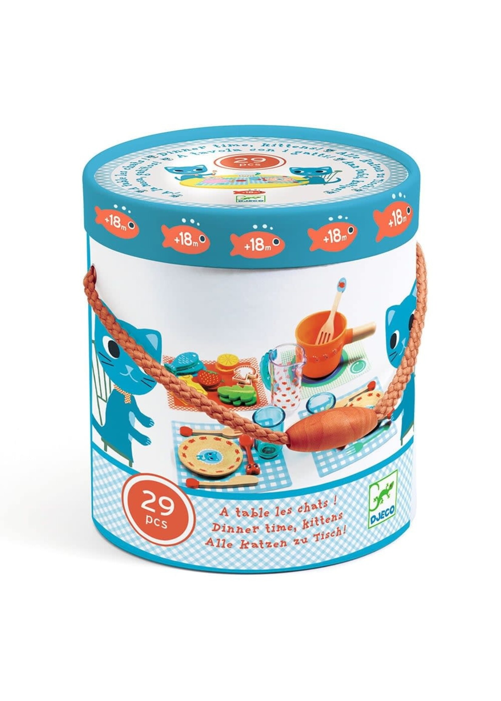Djeco Djeco 6547 Rollenspel - Aan tafel , katjes