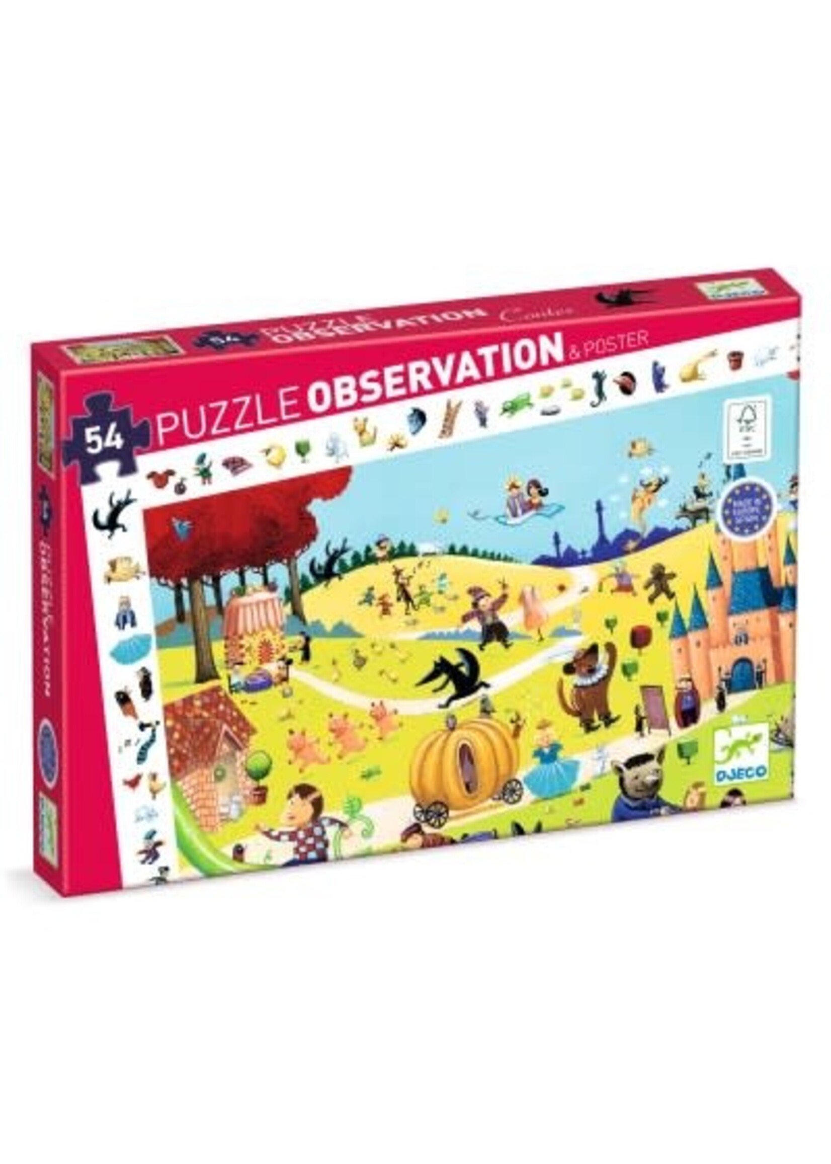 Djeco Djeco Tales puzzel (54 stukjes)