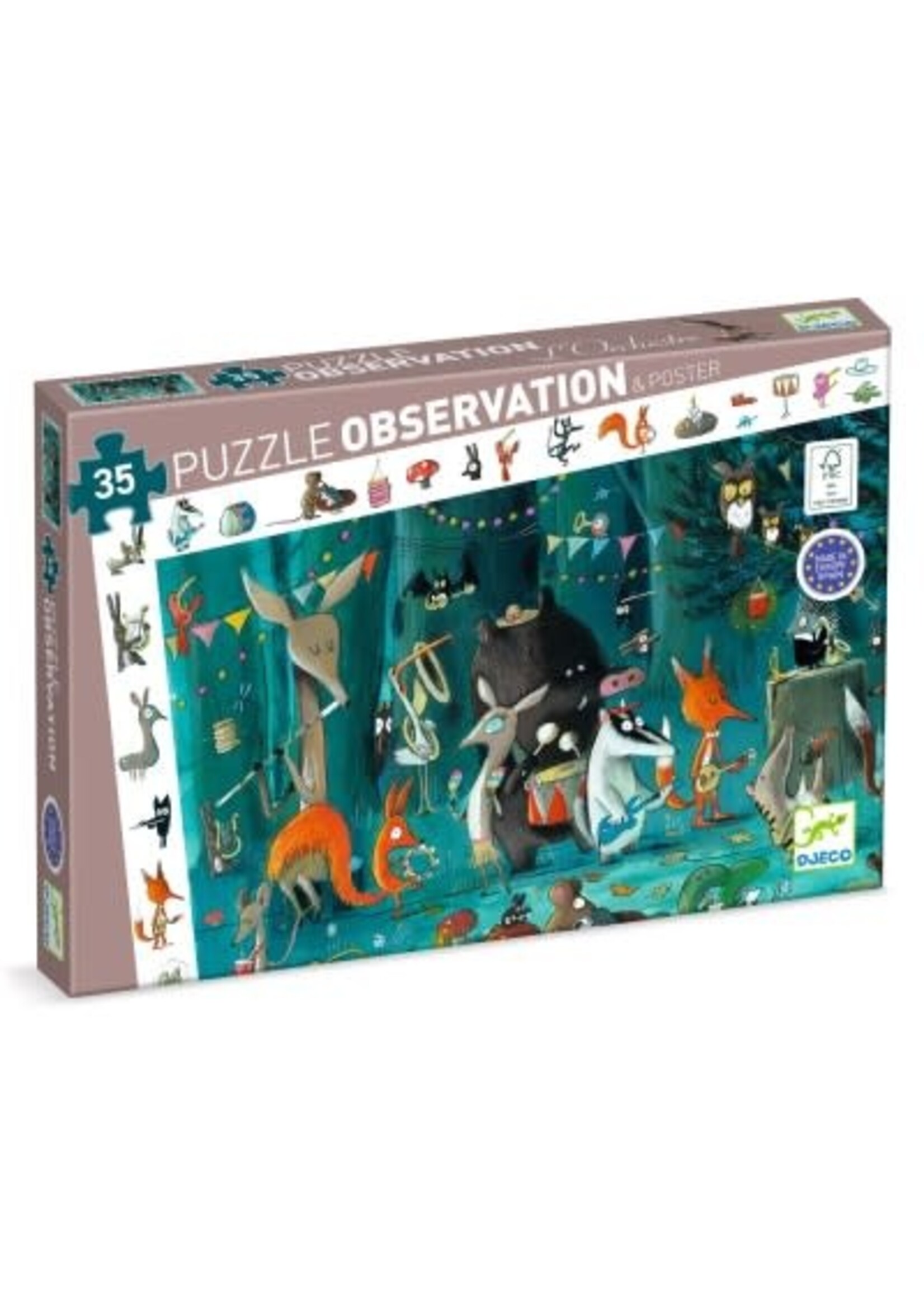 Djeco Djeco Het orkest puzzel (35 stukjes)