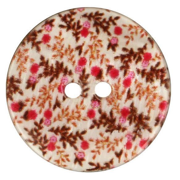 Knoop parelmoer print maat 34