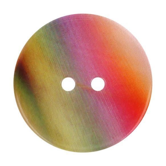 Knoop parelmoer regenboog 28''