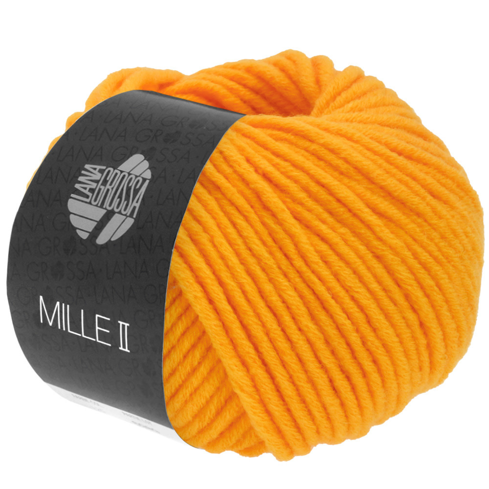 Lana Grossa Mille II - Lana Grossa 150-oranje-50%