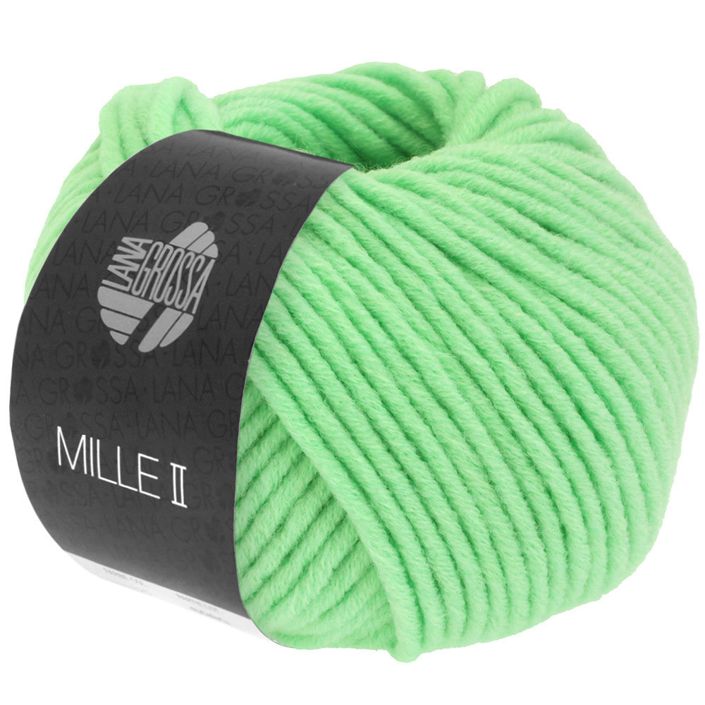 Lana Grossa Mille II - Lana Grossa 157-licht jadegroen-50%
