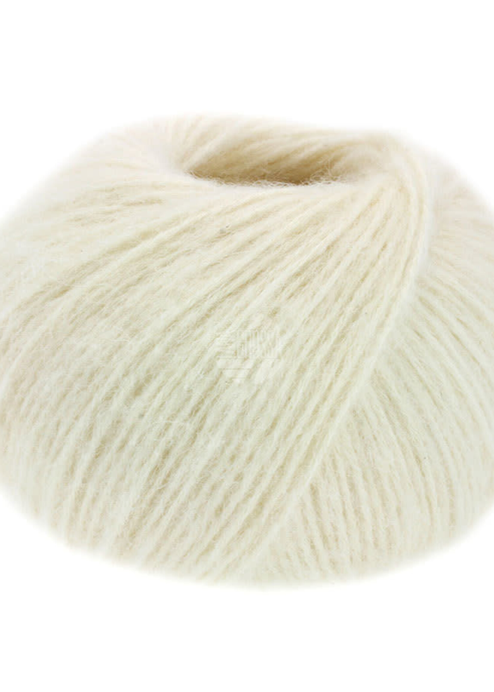 Lana Grossa Natural Alpaca Pelo - Lana Grossa 002-ruwwit/zachtgrijs