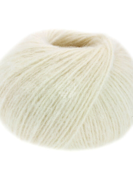 Lana Grossa Natural Alpaca Pelo -002 ruwwit/zachtgrijs
