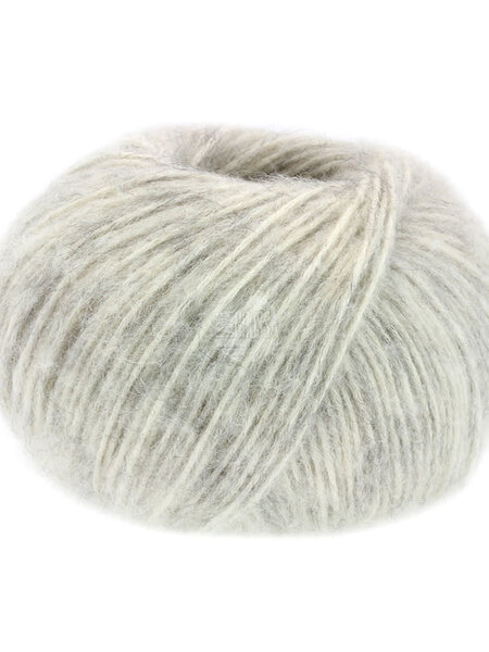 Lana Grossa Natural Alpaca Pelo -003 lichtgrijs gemeleerd