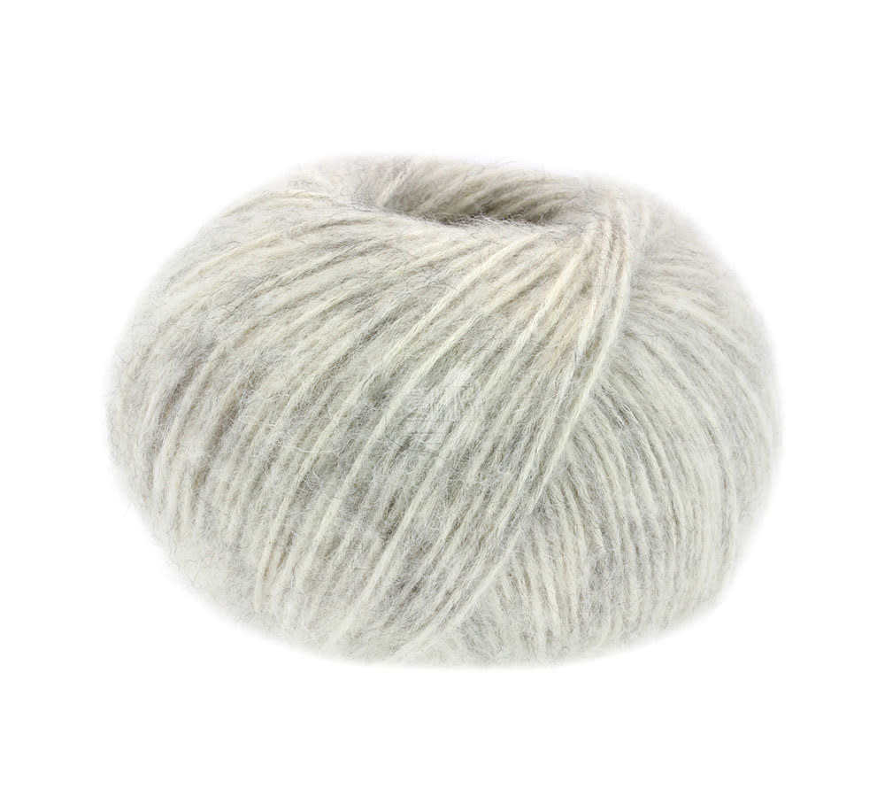 Lana Grossa Natural Alpaca Pelo - Lana Grossa 003-lichtgrijs/gevlekt