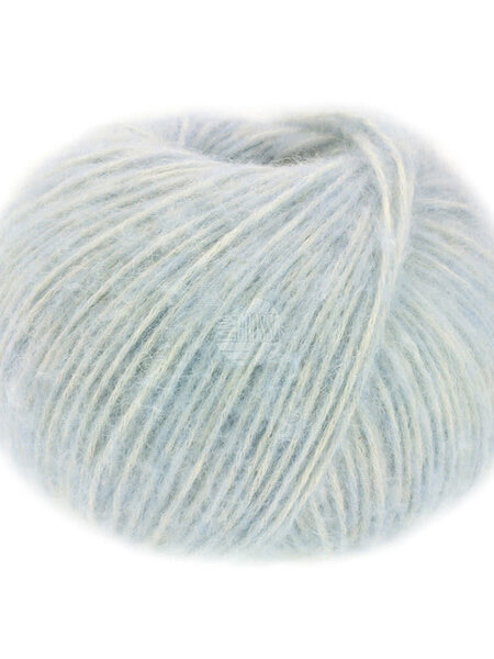 Lana Grossa Natural Alpaca Pelo -013 lichtblauw gemeleerd