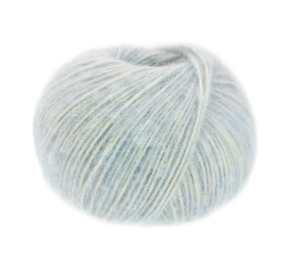 Lana Grossa Natural Alpaca Pelo - Lana Grossa 013-lichtblauw gevlekt