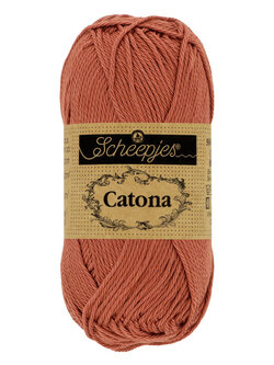 Scheepjes Catona (50gr) 504-Brick Red