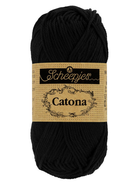 Scheepjes Catona (100gr) 110-Jet Black