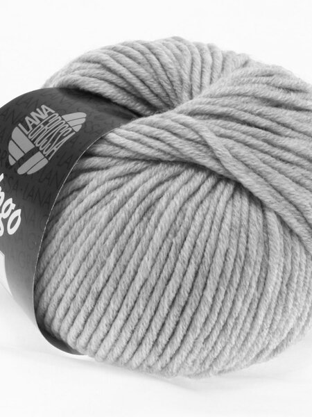 Lana Grossa Bingo Uni/Mélange - Lana Grossa - 001-lichtgrijs gemêleerd -50%