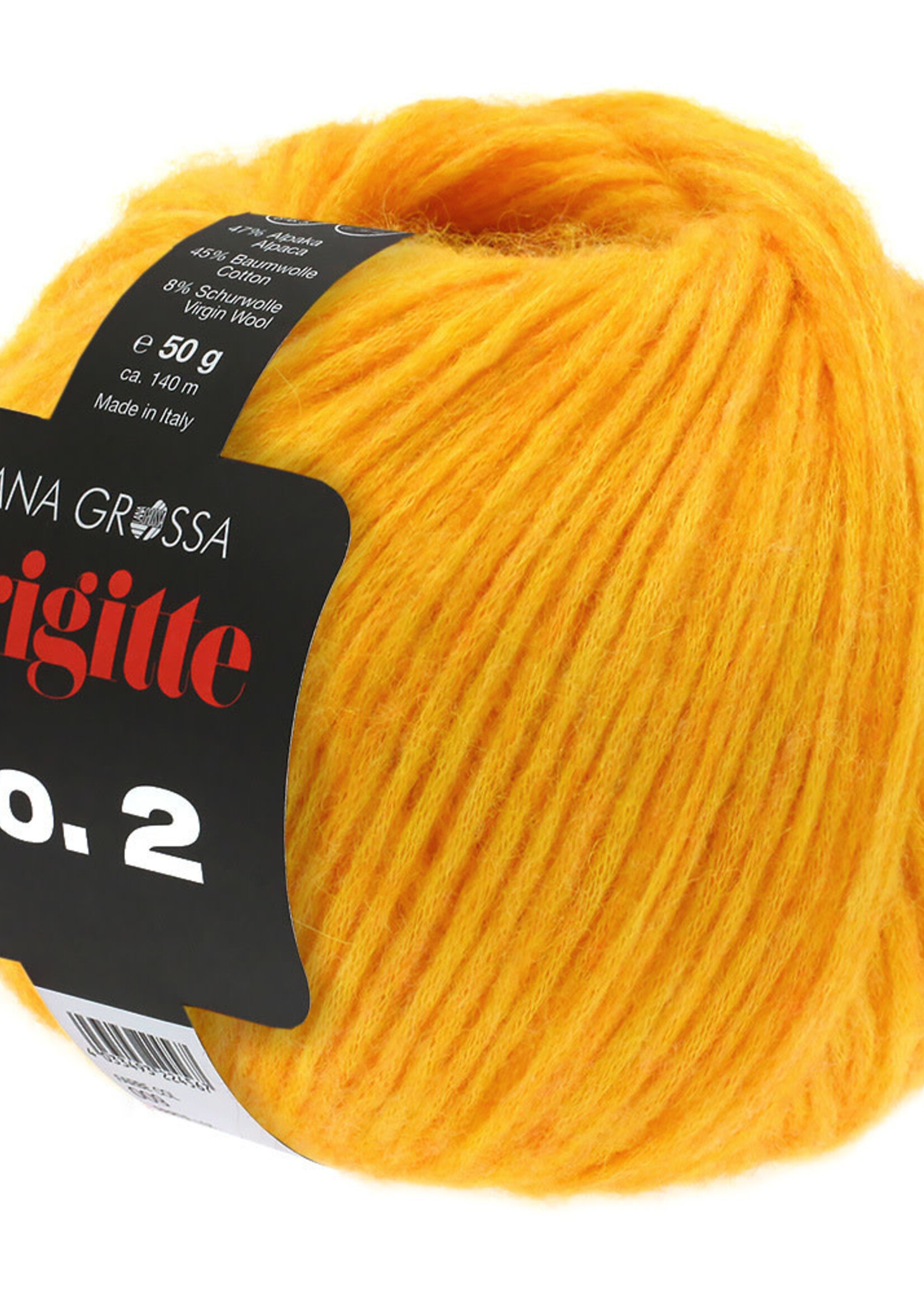 Lana Grossa Brigitte no2 -31 dooier geel