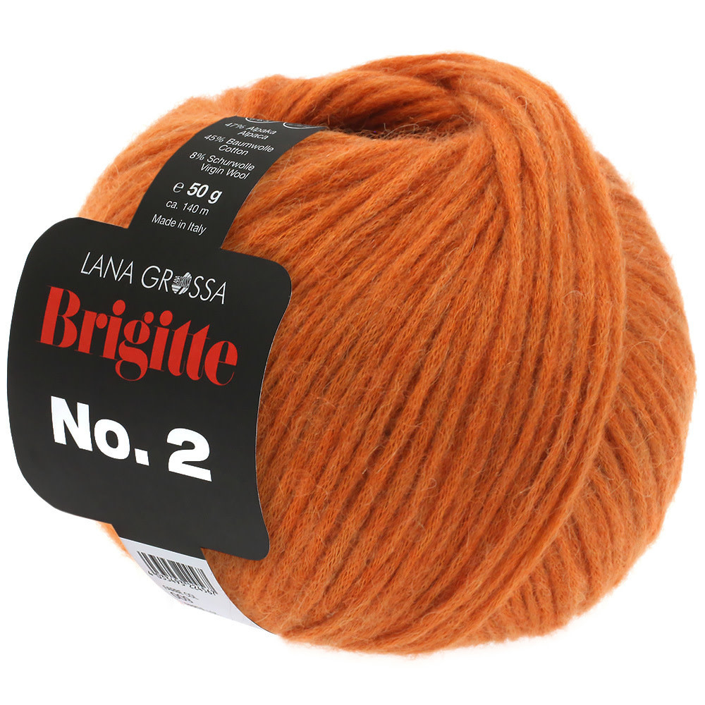 Lana Grossa Brigitte no2 -32 kaneel oranje-25%