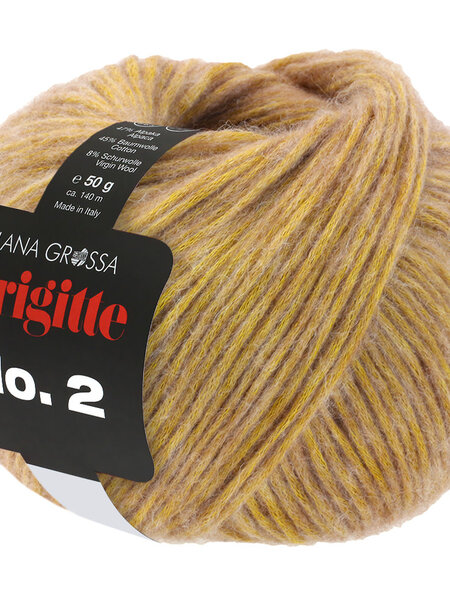 Lana Grossa Brigitte no2 -37 zandgeel-25%