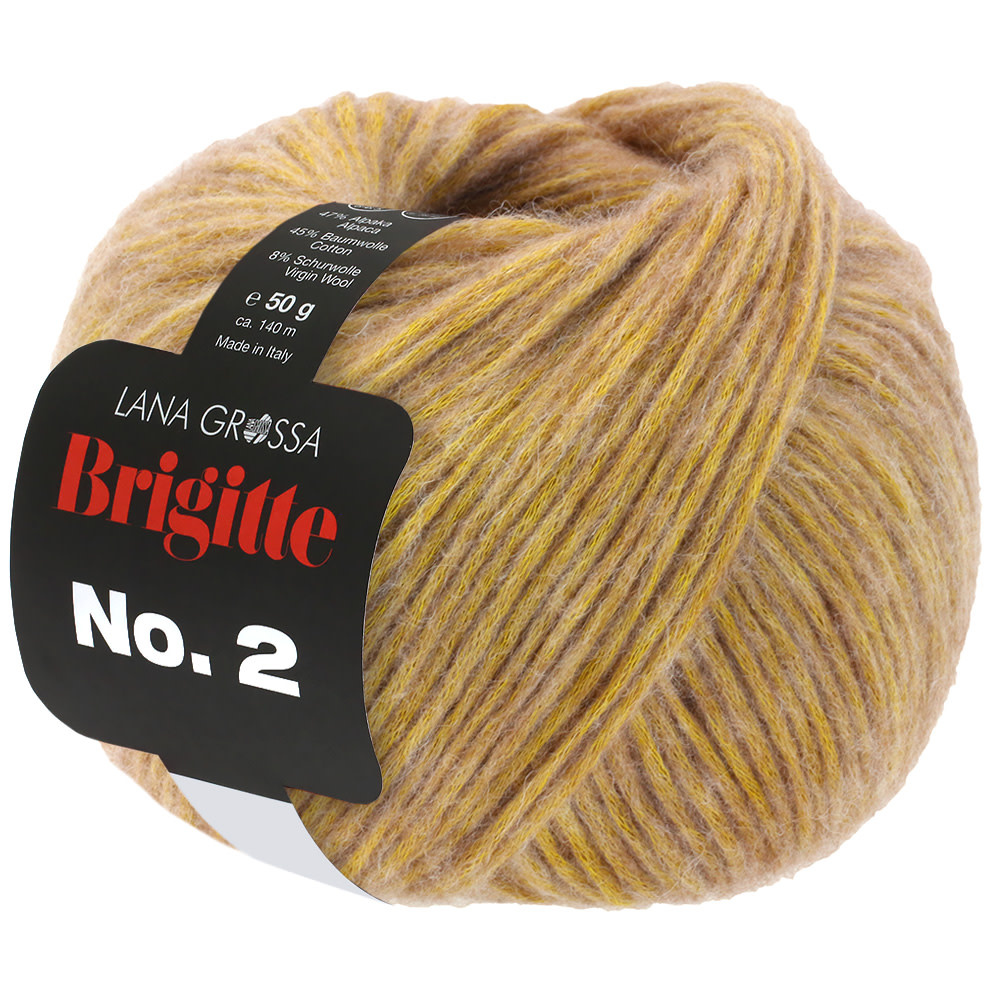 Lana Grossa Brigitte no2 -37 zandgeel-25%
