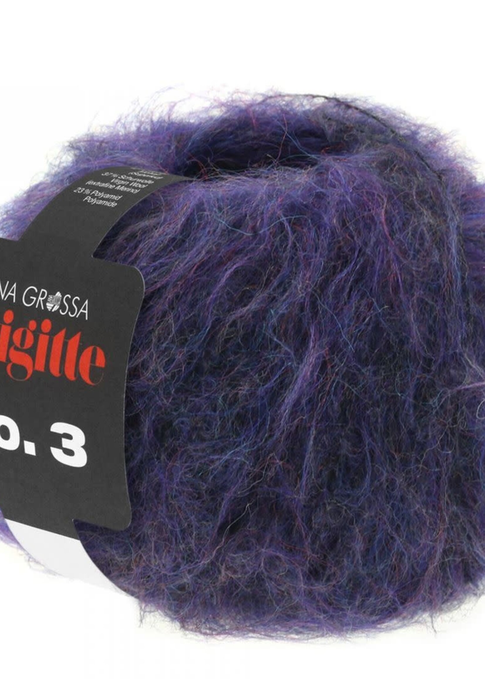 Lana Grossa Brigitte no3 - Lana Grossa -32-pruim-70%
