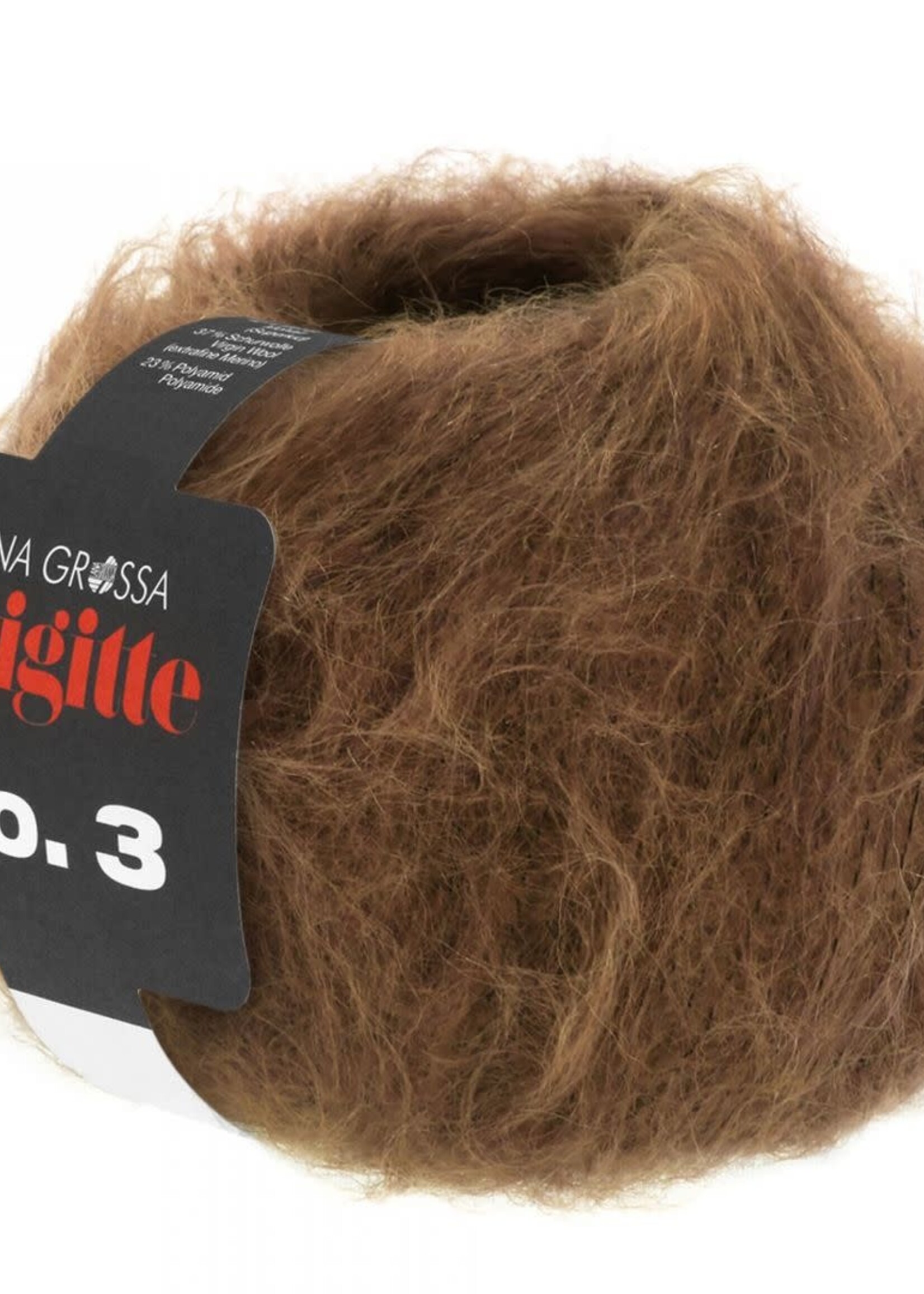 Lana Grossa Brigitte no3 - Lana Grossa -35-bruin-70%