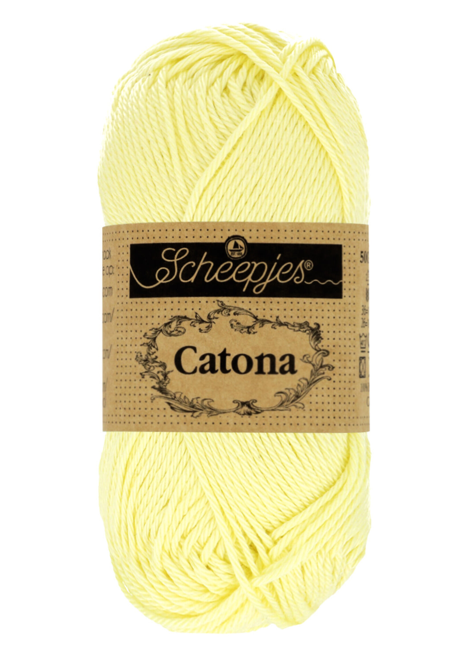 Scheepjes Catona (25gr) 100-Lemon Chiffon