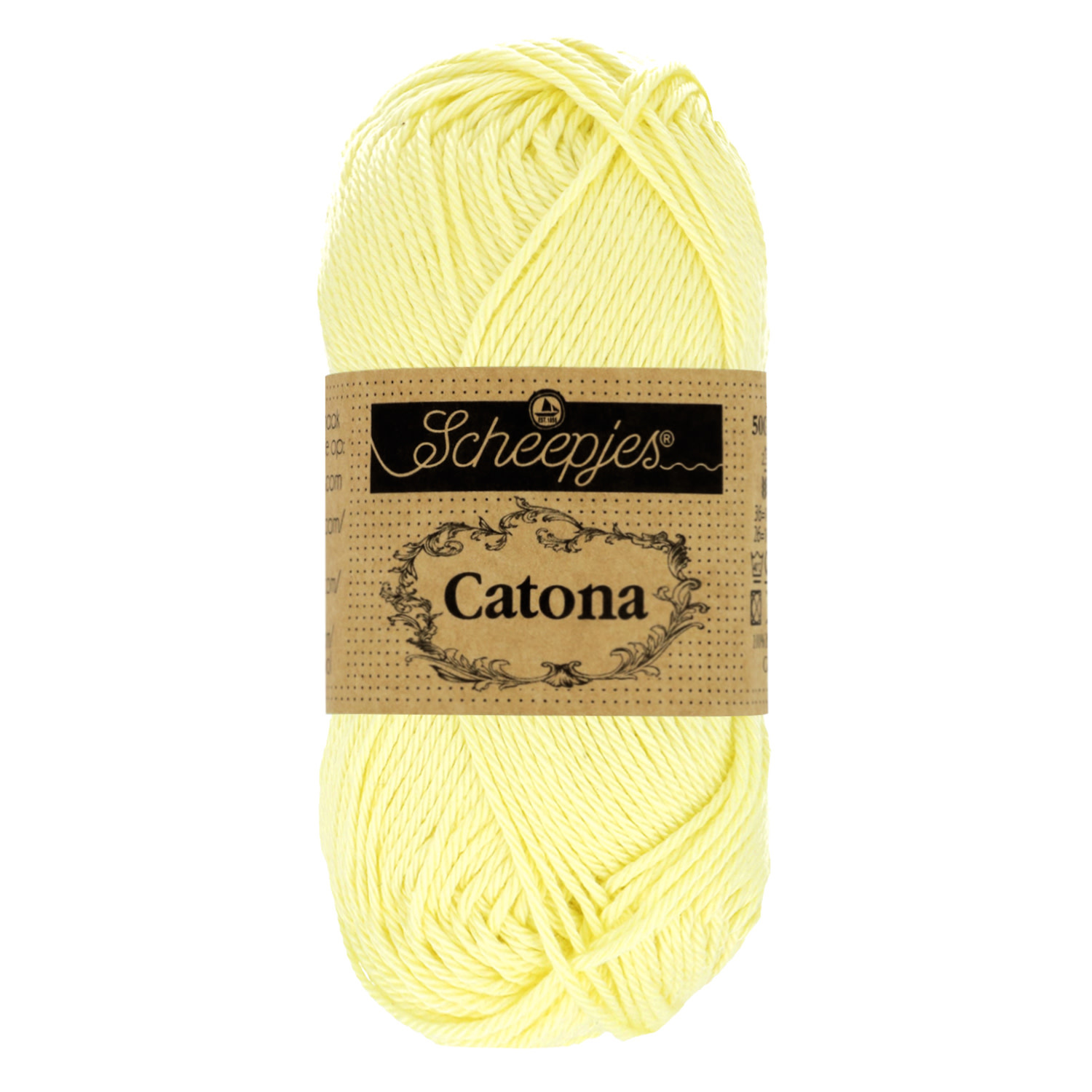 Scheepjes Catona (25gr) 100-Lemon Chiffon