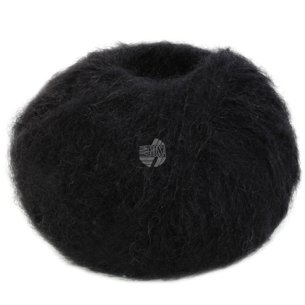 Lana Grossa Mohair Moda - Lana Grossa 16-zwart-50%