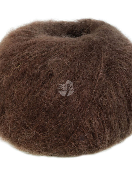 Lana Grossa Mohair Moda - Lana grossa 12-donker bruin-50%