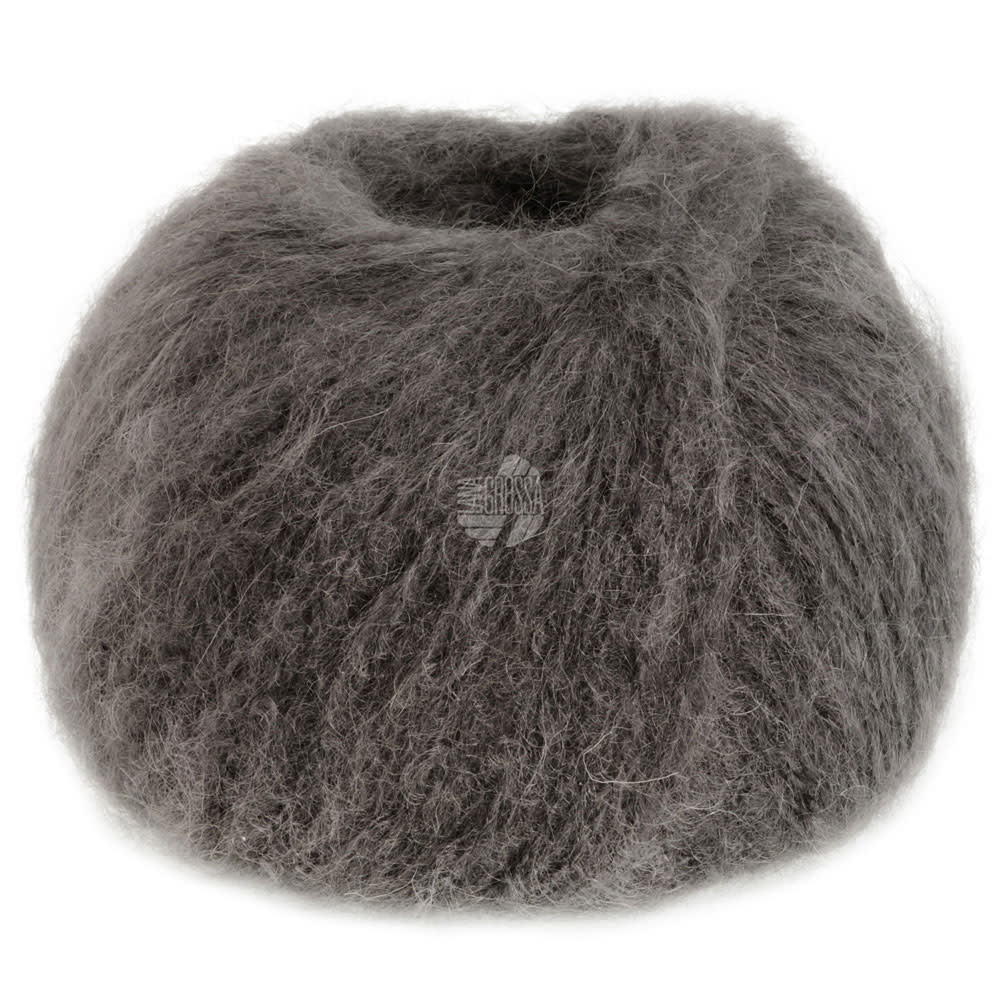 Lana Grossa Mohair Moda - Lana Grossa 15-donker grijs-50%