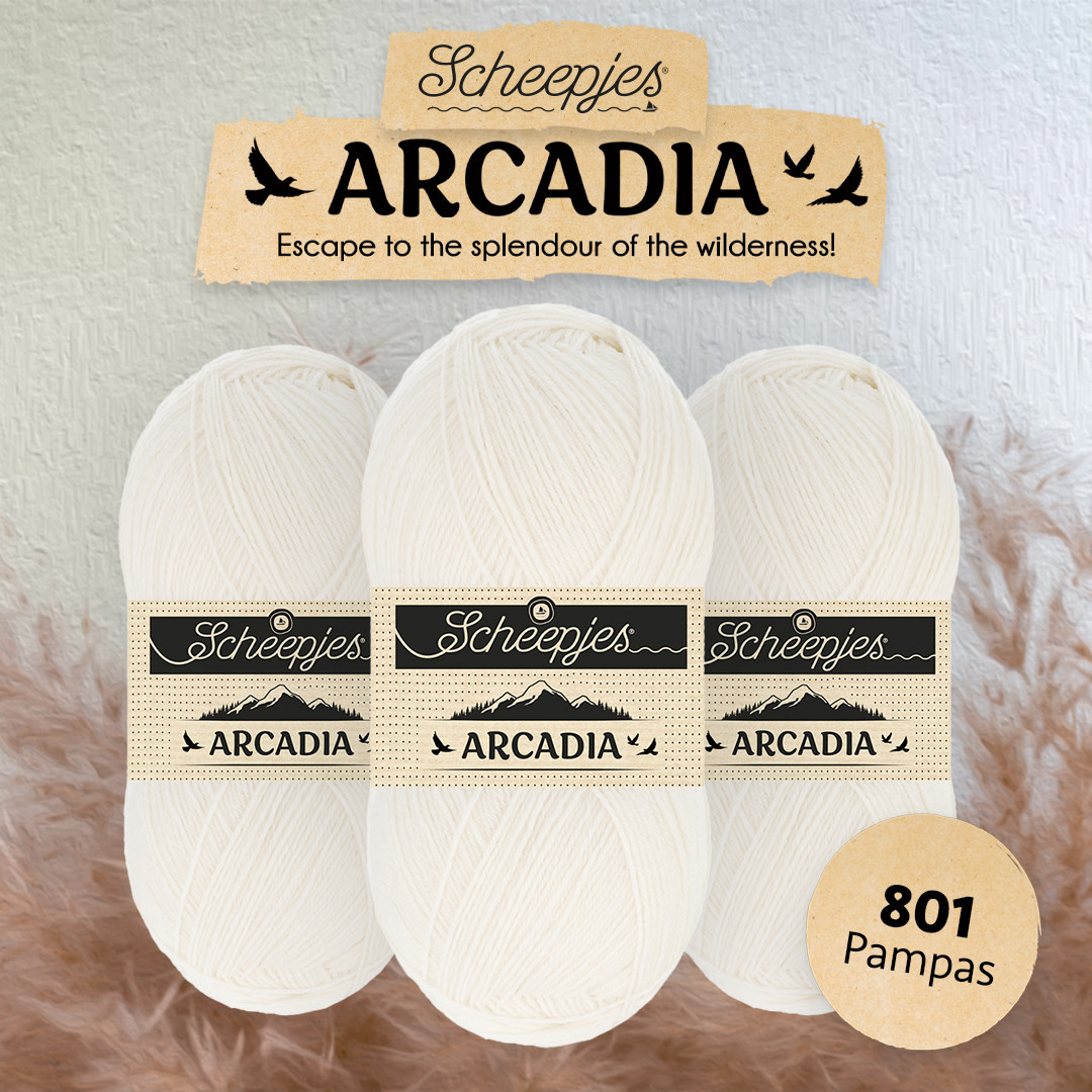 Scheepjes Scheepjes Arcadia Solid -801 Pampas