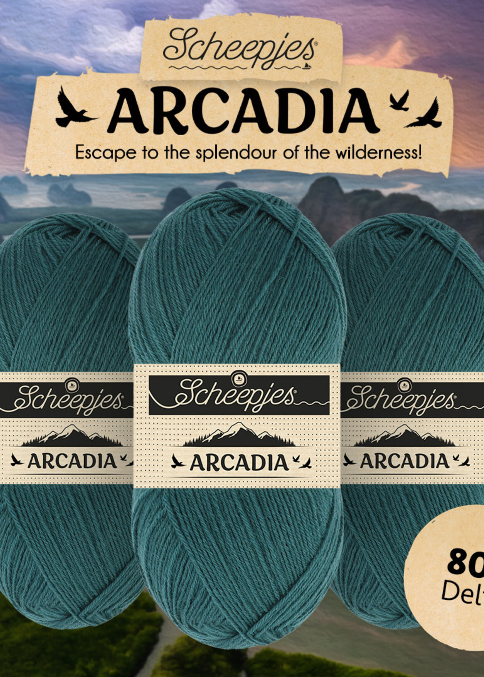 Scheepjes Scheepjes Arcadia Solid  -805 Delta