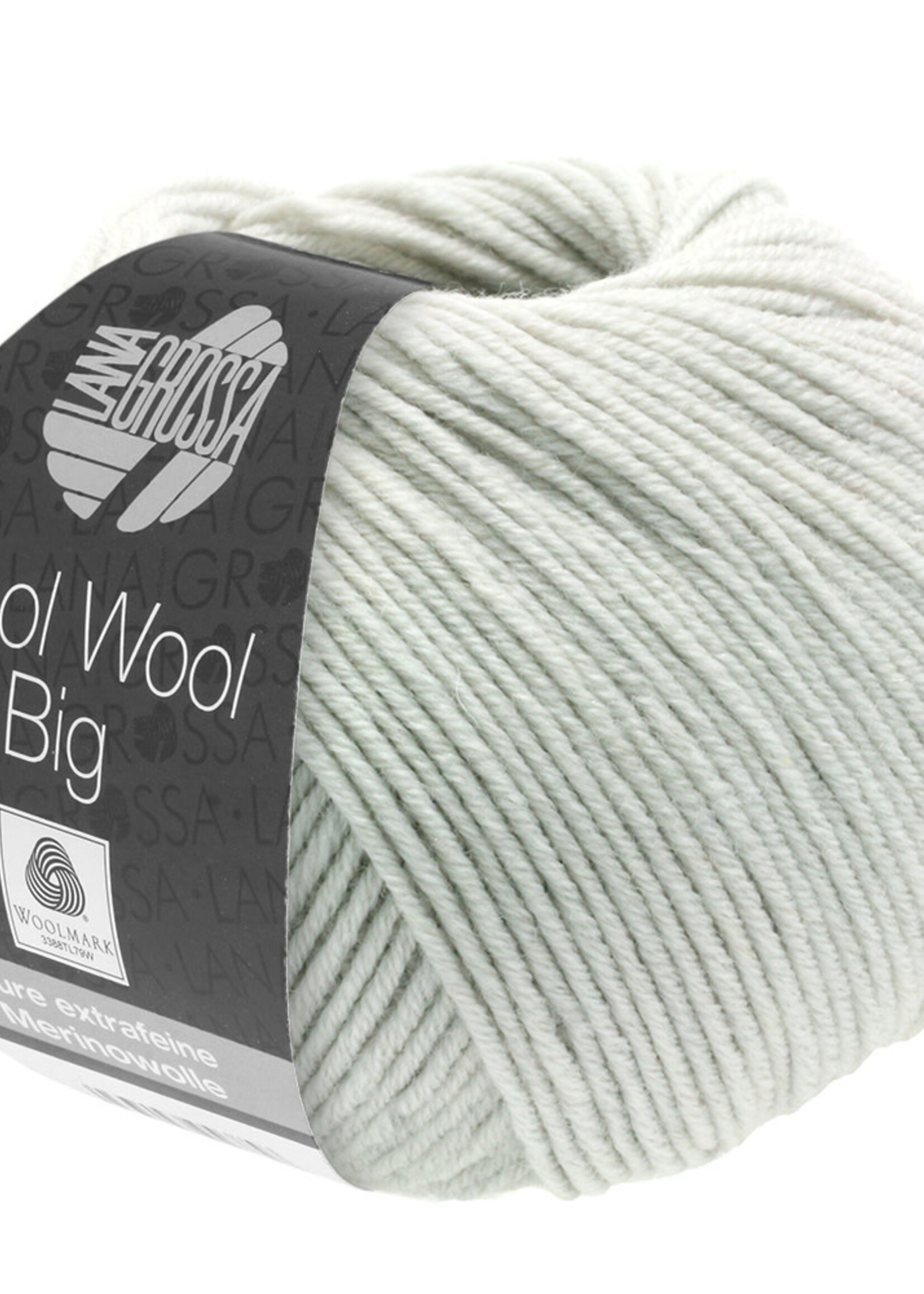 Lana Grossa Cool Wool Big - Lana Grossa 1002-witgrijs