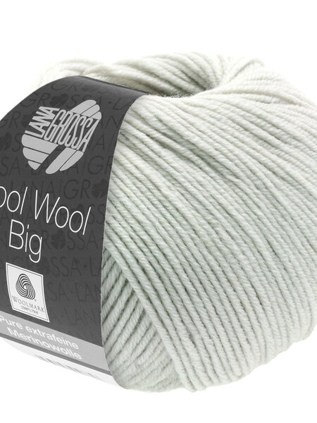 Lana Grossa Cool Wool Big -1002 witgrijs