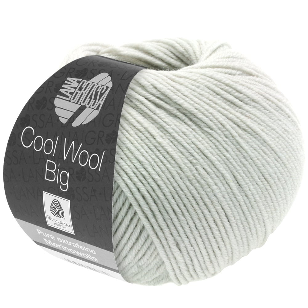 Lana Grossa Cool Wool Big -1002 witgrijs