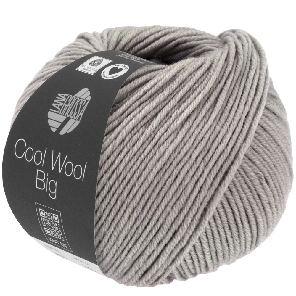 Lana Grossa Cool Wool Big -1626 grijs beige gemêleerd
