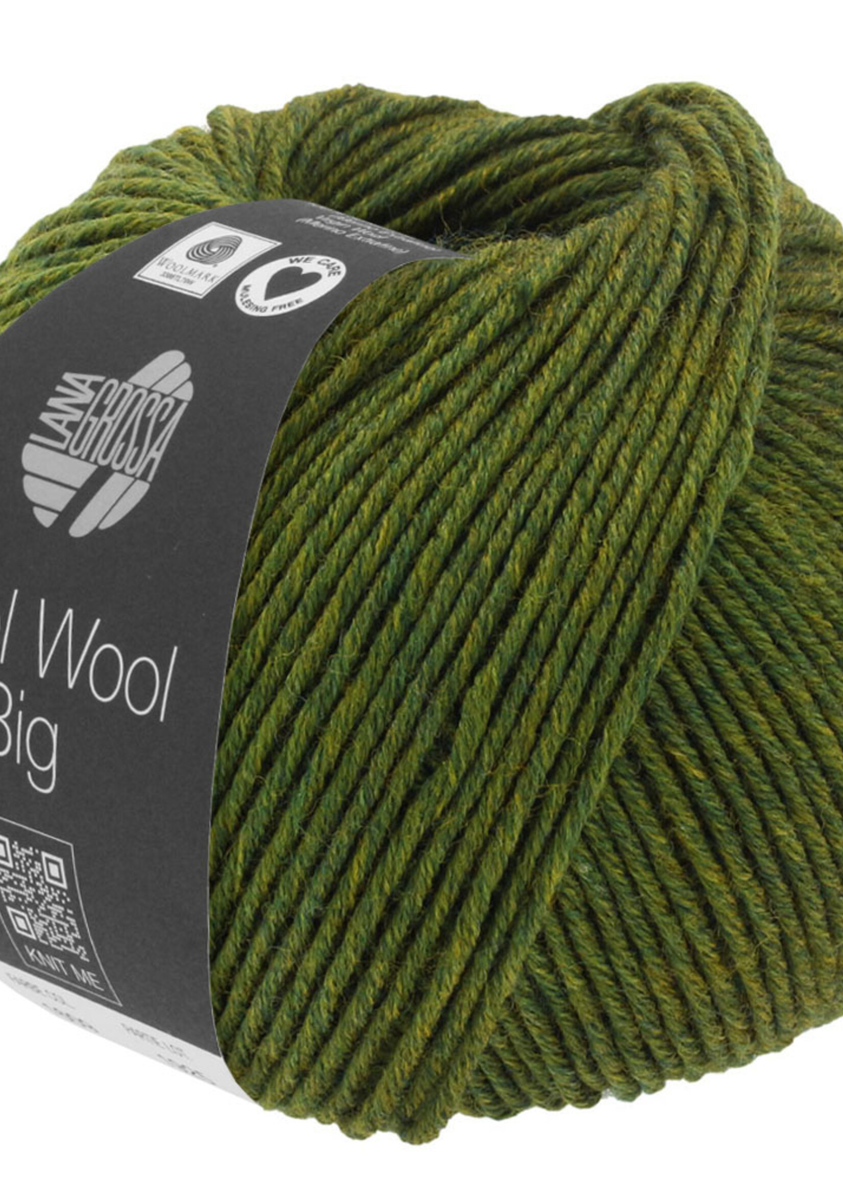Lana Grossa Cool Wool Big -1611 groen gemêleerd-25%