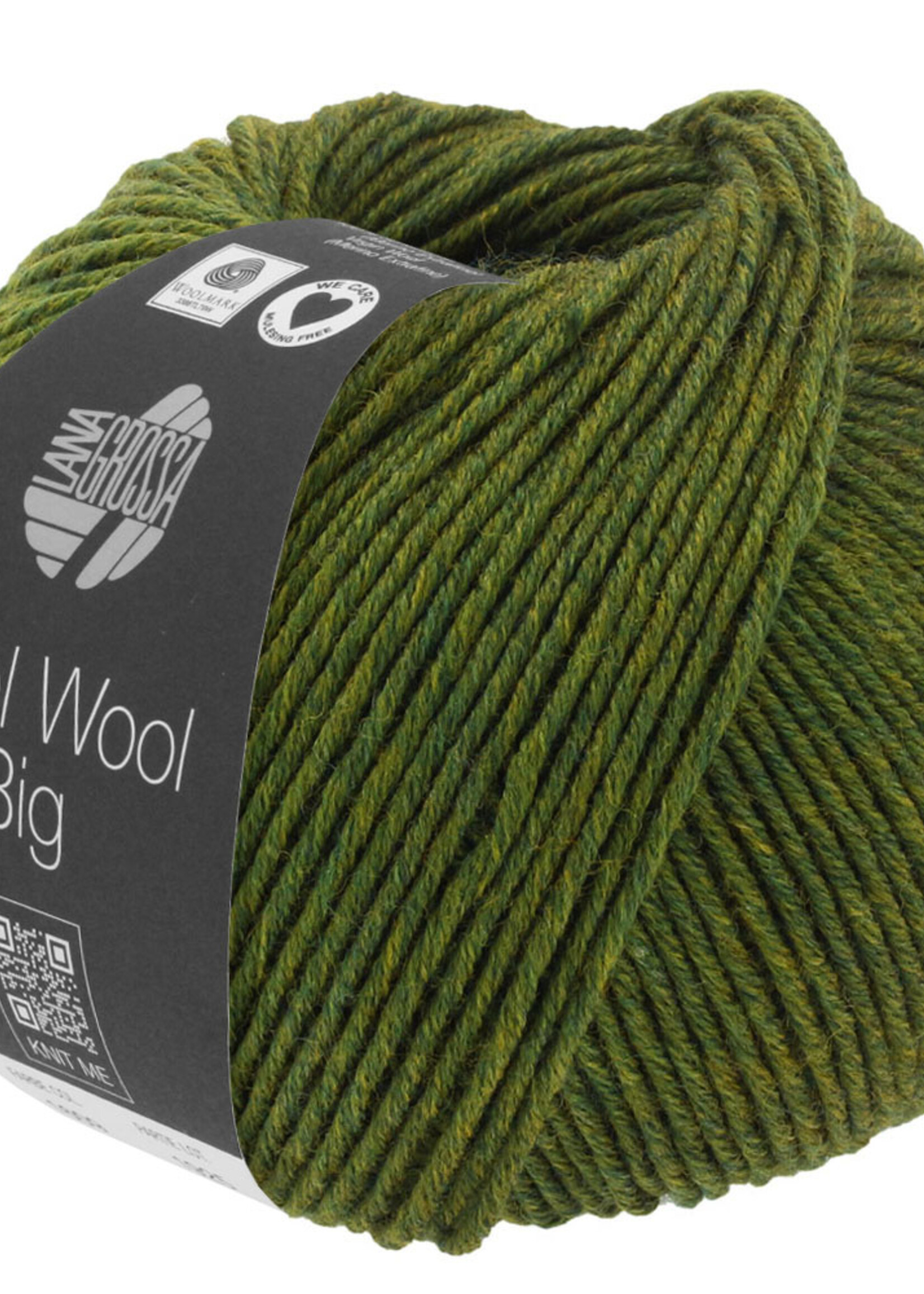 Lana Grossa Cool Wool Big - Lana Grossa 1611-groen gemêleerd