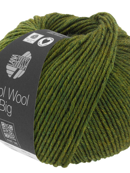Lana Grossa Cool Wool Big -1611 groen gemêleerd-25%