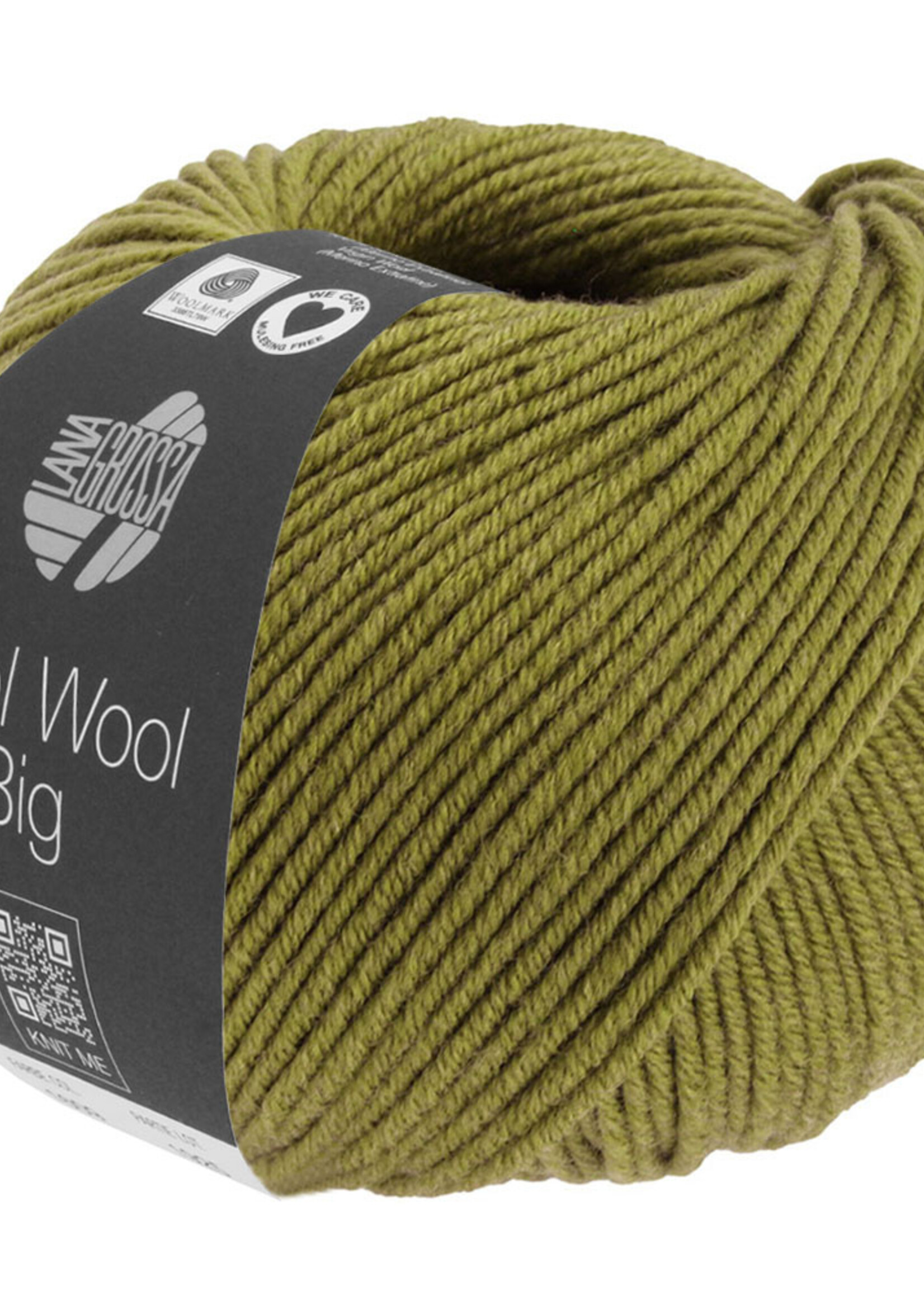 Lana Grossa Cool Wool Big -1610 olijf gemêleerd-25%