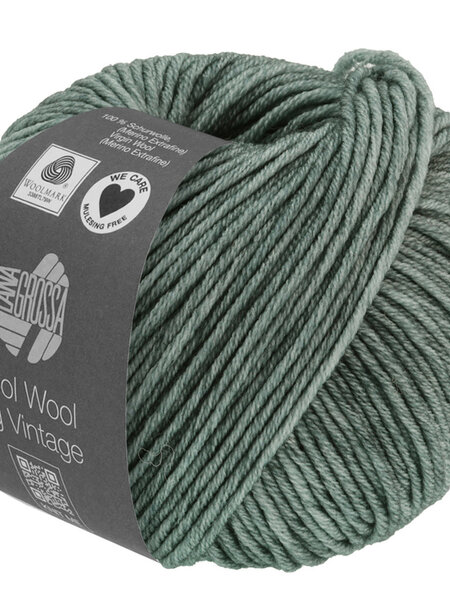 Lana Grossa Cool Wool Big Vintage -7168 groengrijs