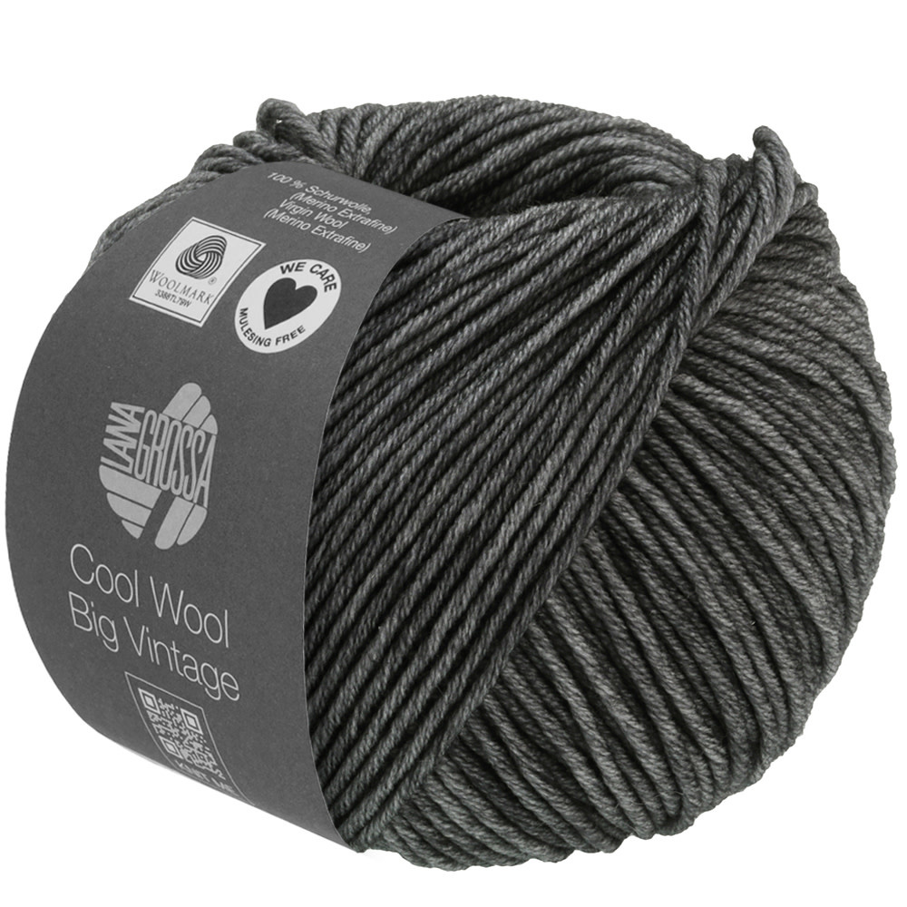 Lana Grossa Cool Wool Big Vintage -7170 antraciet