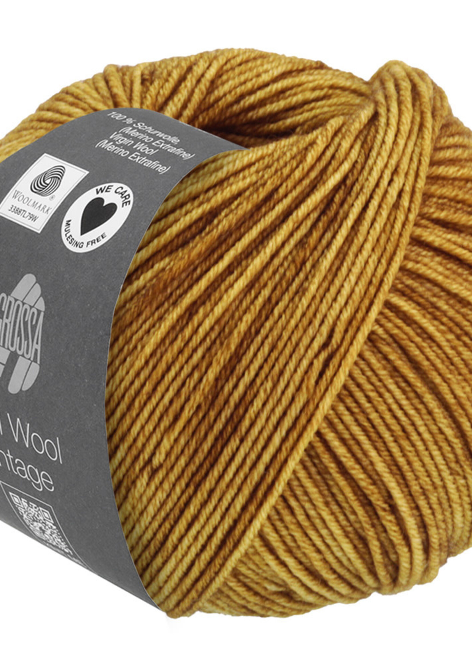 Lana Grossa Cool Wool Vintage -7362 mosterd