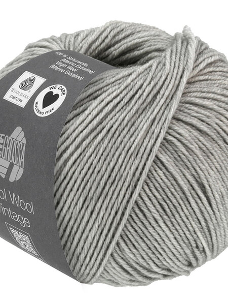 Lana Grossa Cool Wool Vintage -7369 lichtgrijs